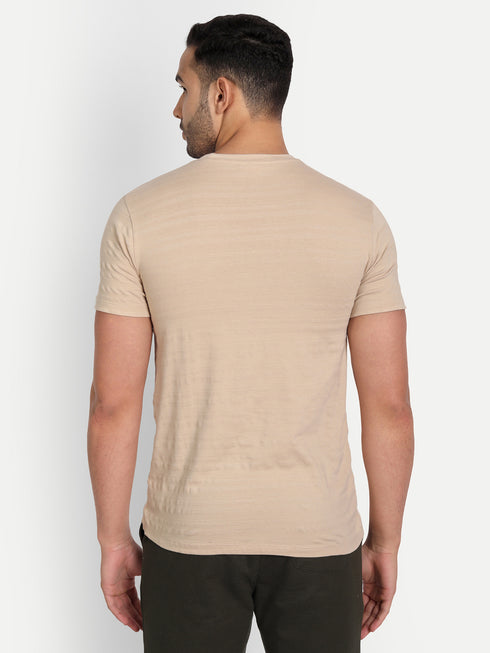 Men's Crew Neck STRUCTURED Tee Steel Grey